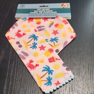Greenbrier kennel club pet scarf Summer Beach Pet Scarf with Tropical Print NWT
